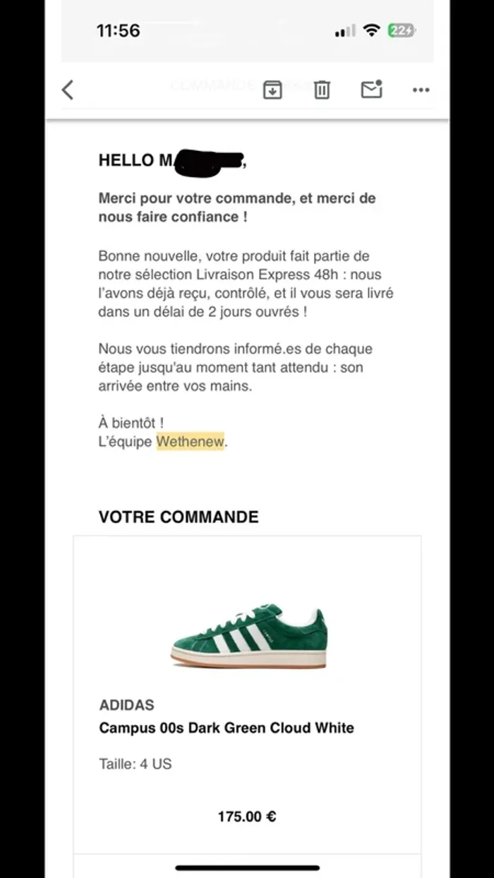 Adidas Campus 00s vertes comme neuves - photo numéro 14