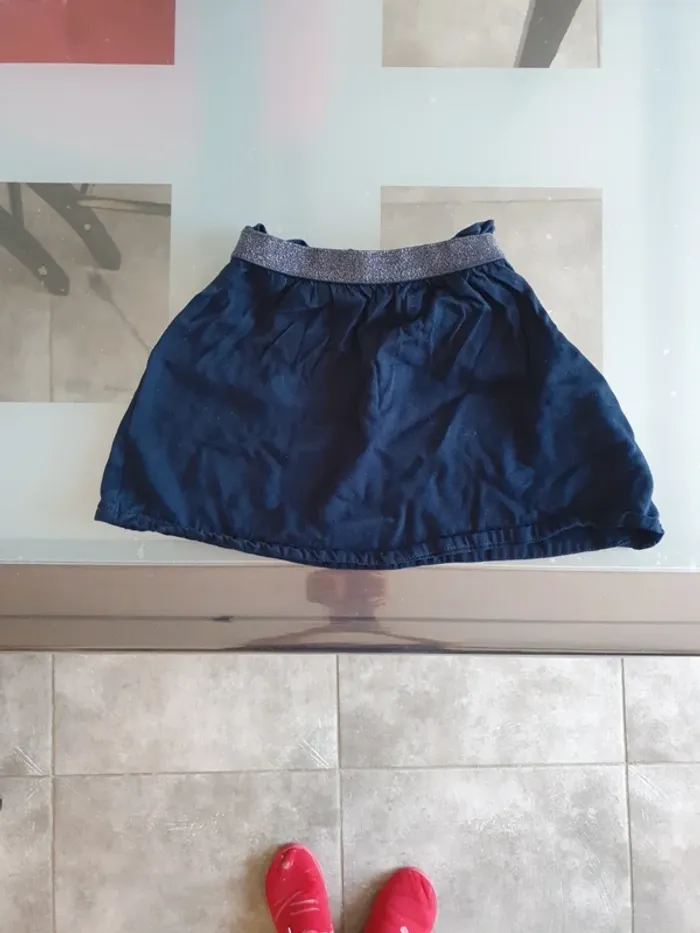 Jupe bleue marine