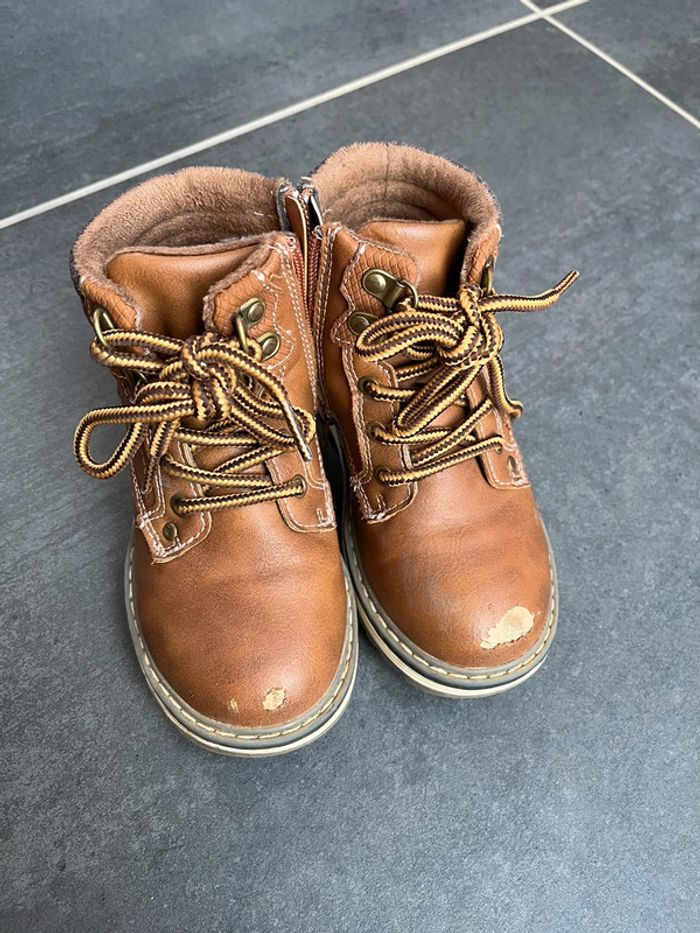 Bottines enfant camel - photo numéro 2