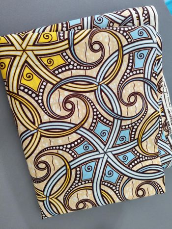 2 mètres tissu wax julius