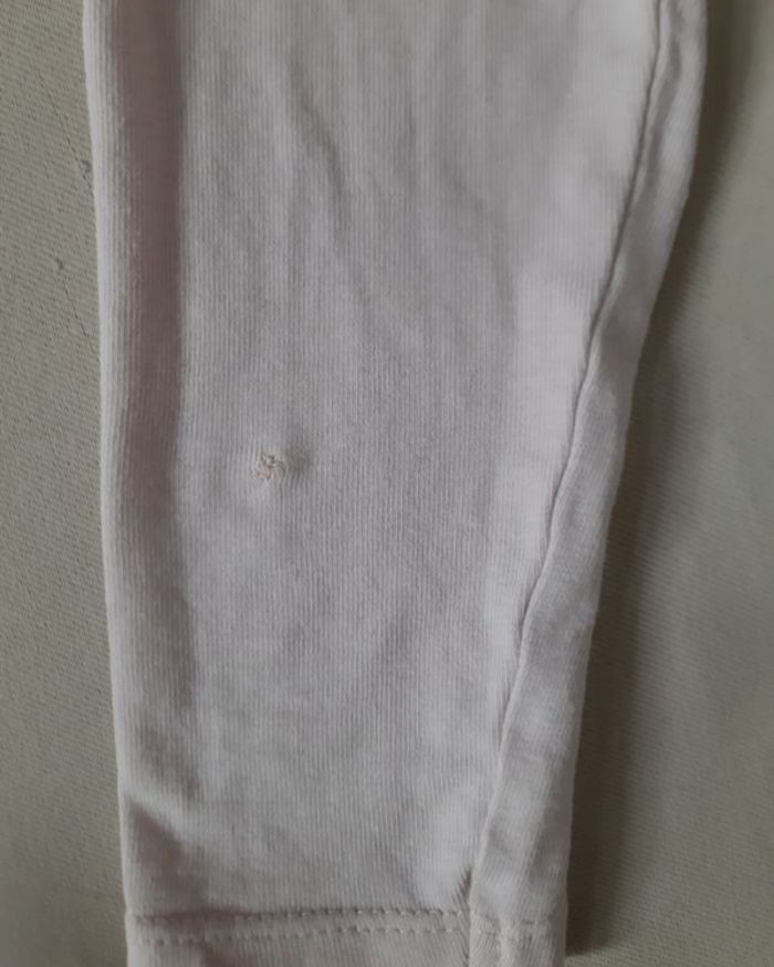 2 maillots de corps manches longues rose pâle et blanc fille - Orchestra - 3 ans - photo numéro 5