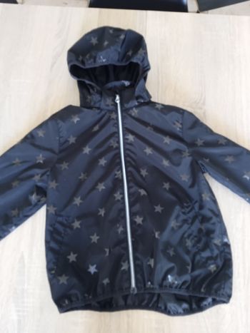 Coupe-vent noir H&M 10 ans