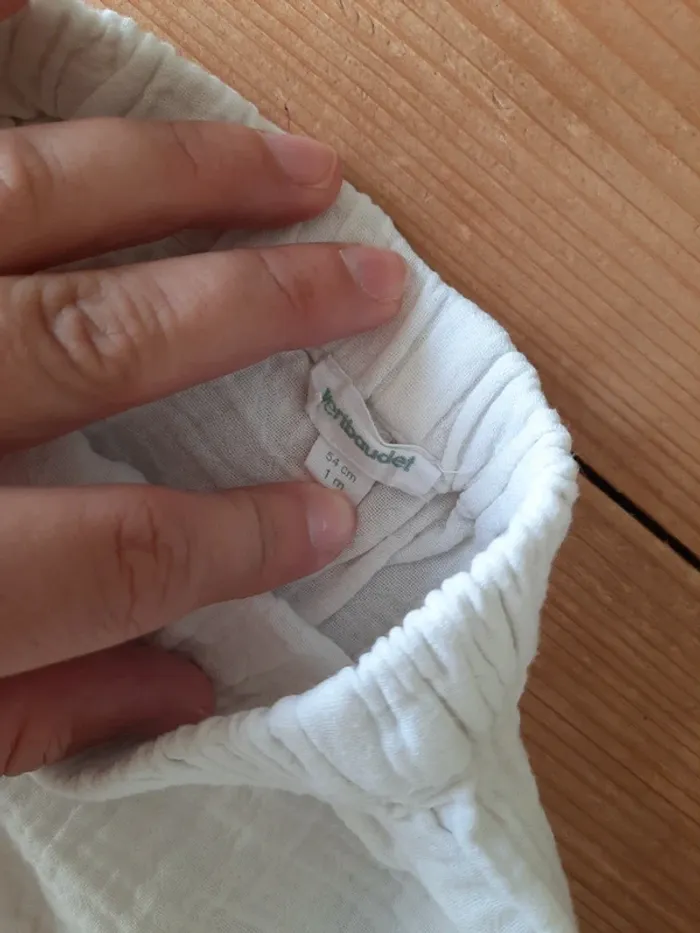 Lot de 2 shorts en gaz de coton - photo numéro 4