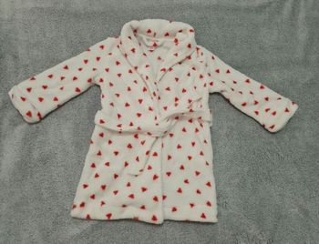 Peignoir chaud fille  2 ans