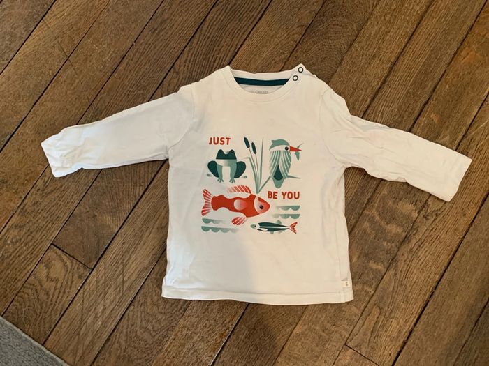 T-shirt manches longues bébé 12 mois obaibi