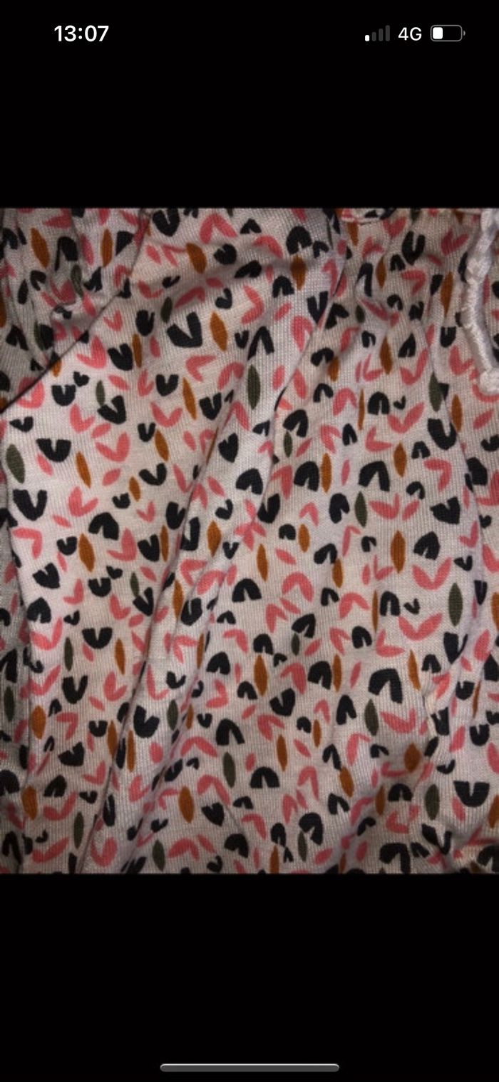 Pantalon vertbaudet crème à motifs - photo numéro 3