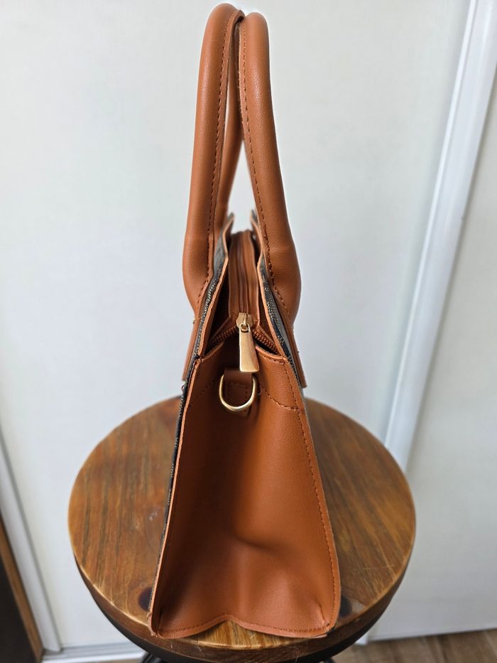 sac
à
main damier beige chic - photo numéro 2