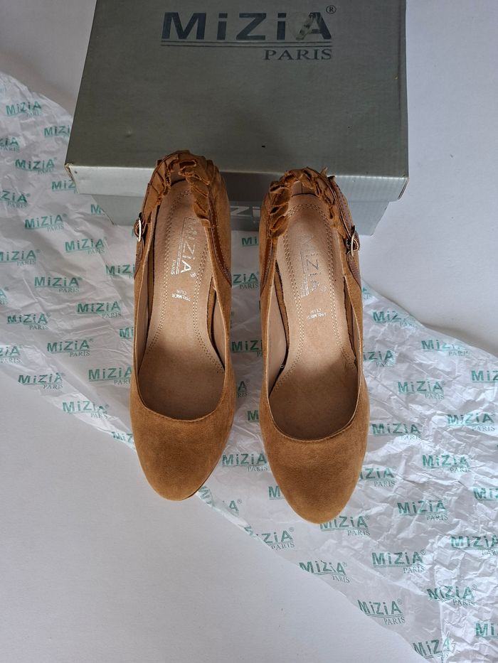 Escarpins Mizia Paris camel – T38 – neuves - photo numéro 5