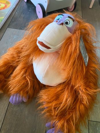 Peluche singe Disney neuve avec étiquette Oran Outang King Louie
