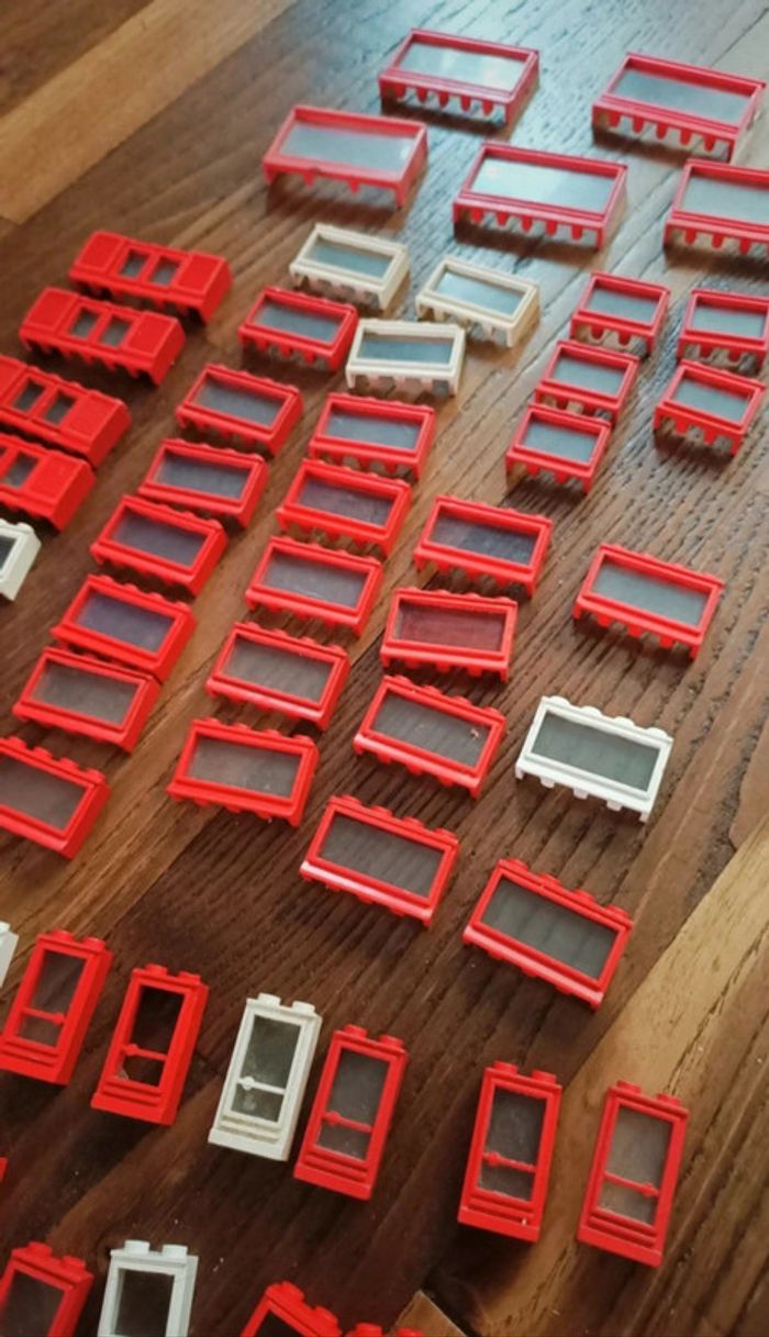 Lot fenêtres lego system vintage - photo numéro 4