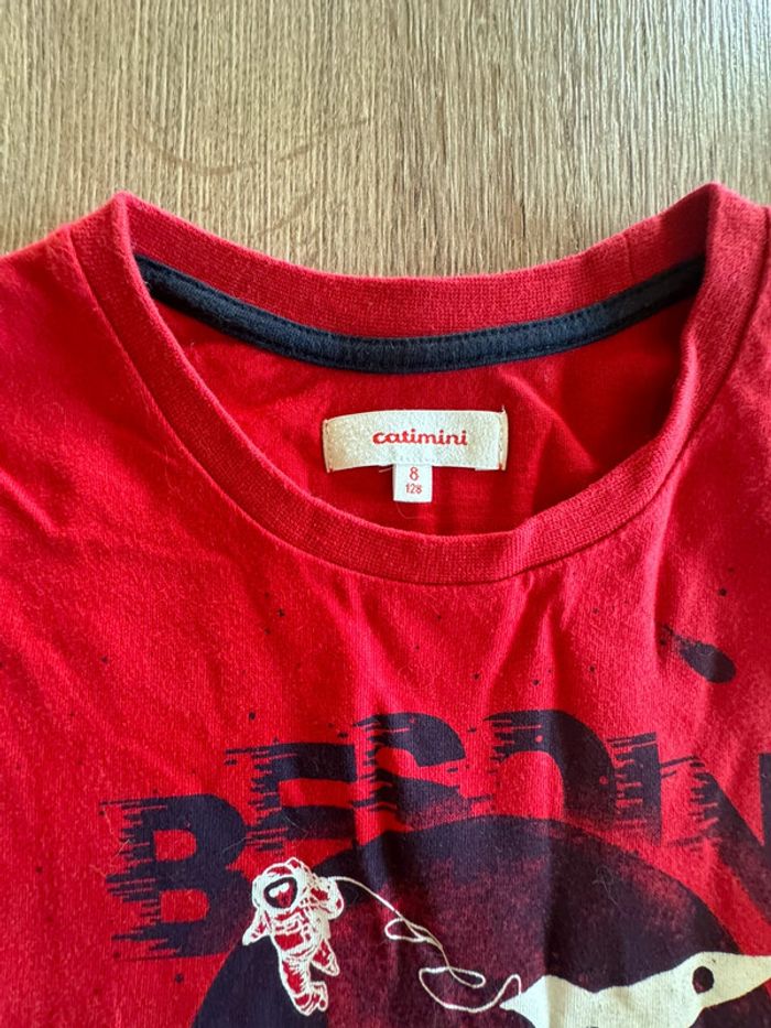 Tee shirt catimini taille 8 ans très bon état - photo numéro 4