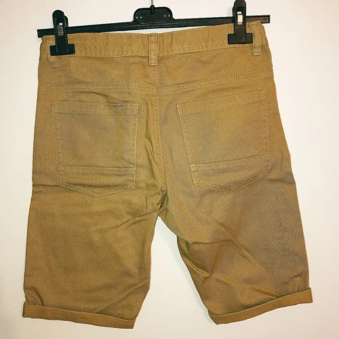 Short jean marron clair - photo numéro 3