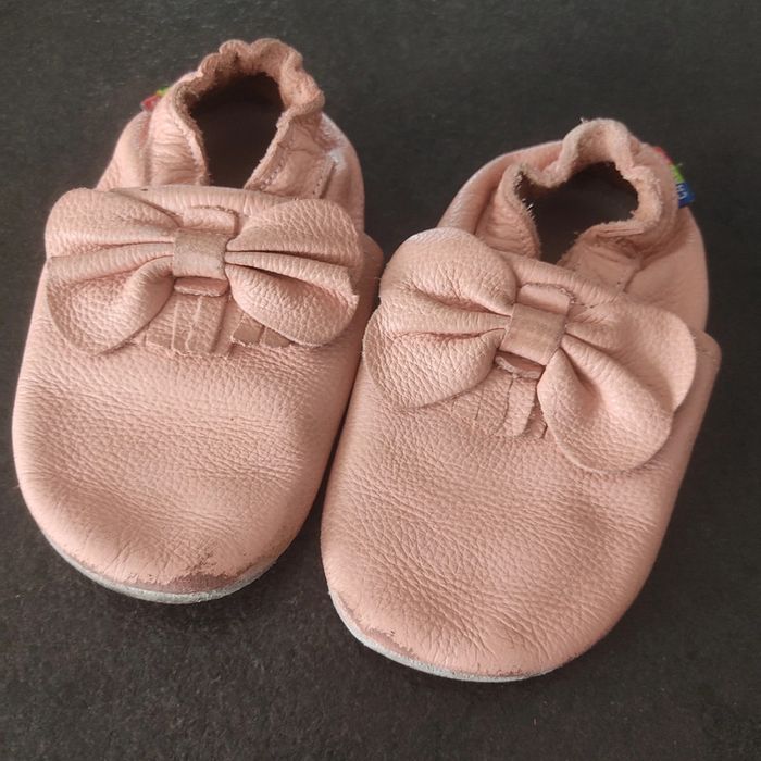 Chaussons en cuir 2/3 ans