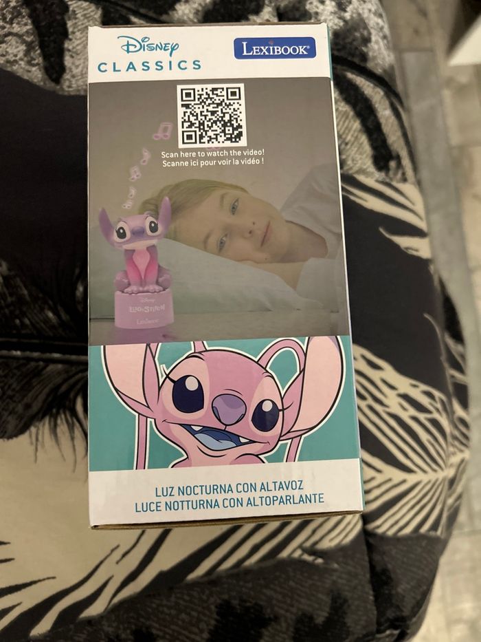 Veilleuse avec enceinte Lilo et Stitch de Disney, état neuf - photo numéro 2
