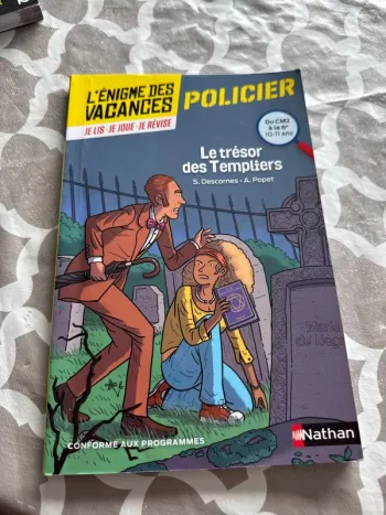 Livre l énigme des vacances policier