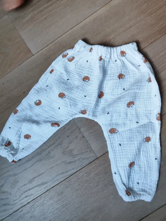 Pantalon gaz de coton.