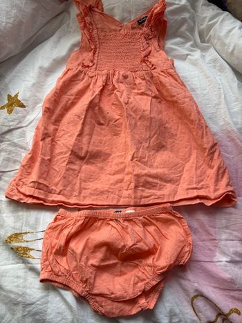 Ensemble robe et bloomer 3ans 