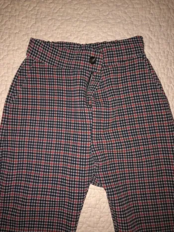 Pantalon à carreaux Pull&Bear