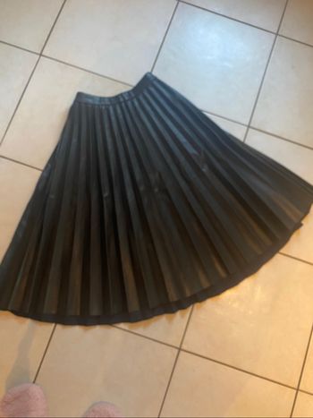 Jupe cuir Zara fille