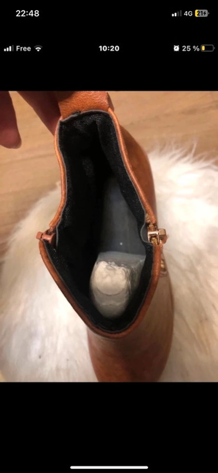 Bottines . Taille 39 - photo numéro 8