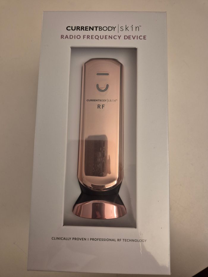 Currentbody skin radio frequency device rose gold
