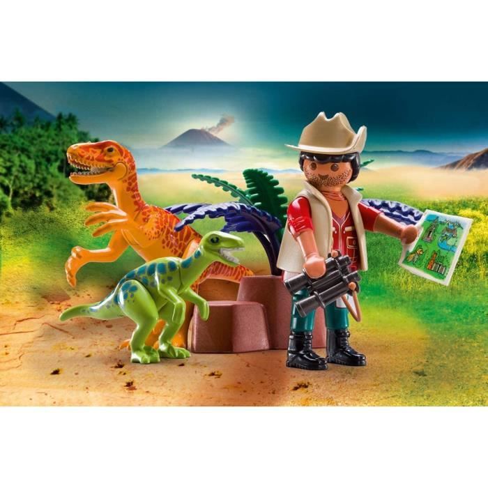 PLAYMOBIL 70108 DINOS VALISETTE EXPLORATEUR ET DINOSAURE - photo numéro 3