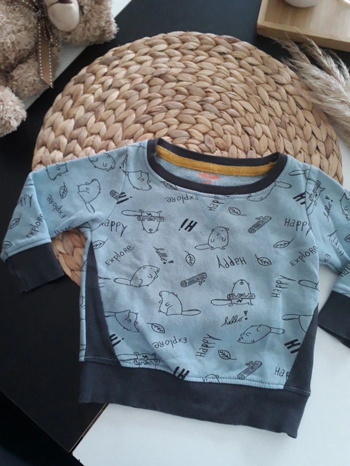 Pull/Sweat Hema Taille 6 mois🌿🐶 - photo numéro 4