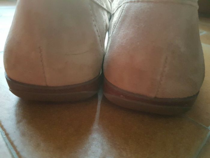 Mocassins cuir daim beige GEOX T38 - photo numéro 4