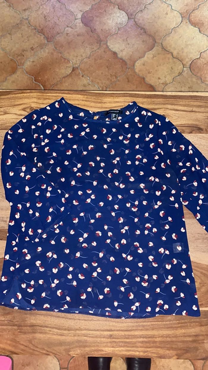Blouse bleu marine taille 40