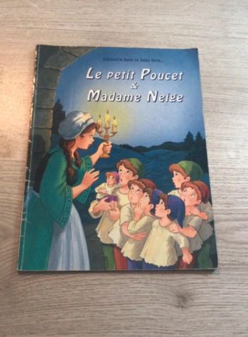 Livre Le petit poucet & Madame neige