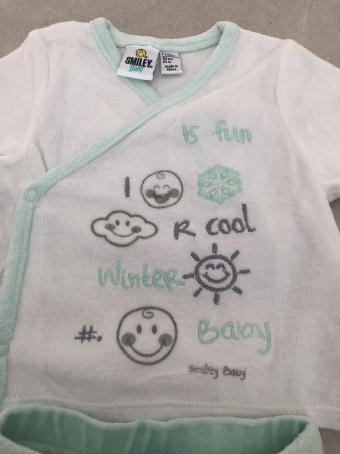 Pyjama bébé garçon smiley 1 mois - photo numéro 2