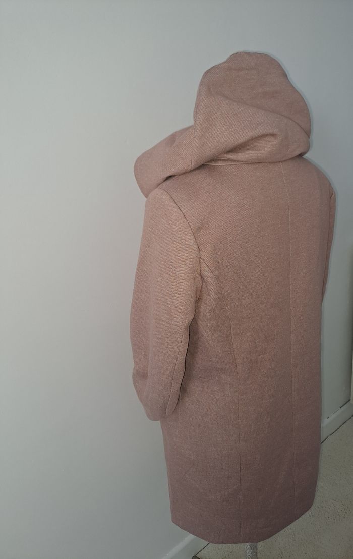 Manteau mi-saison à capuche rose Only Sedona - photo numéro 5