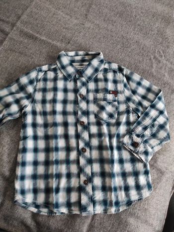 Chemise à carreaux tape à l'oeil 5 ans