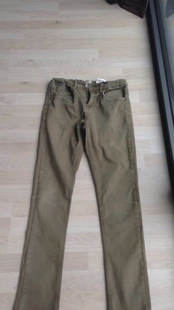 Jean skinny kaki Ikks 14 Ans