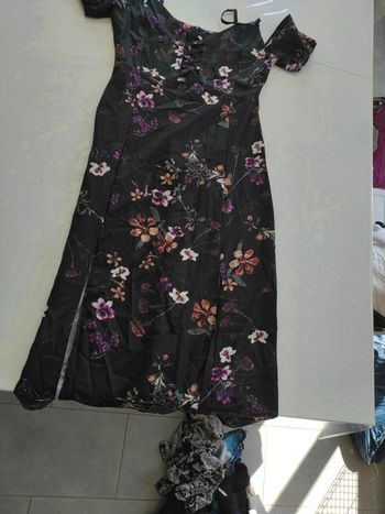 Robe longue fleurs