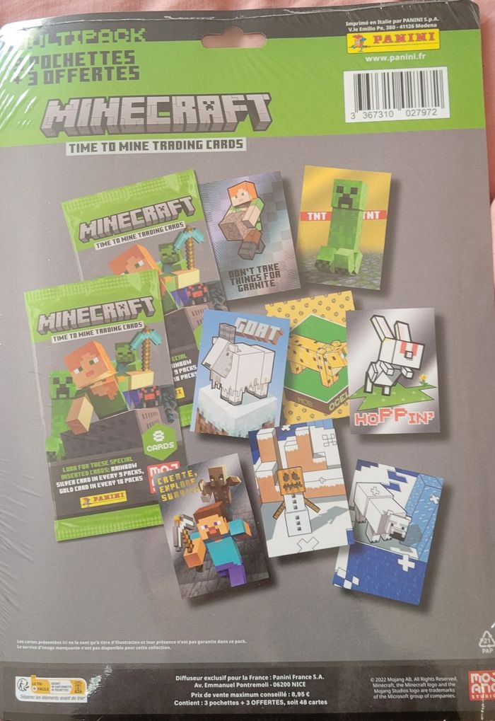 Lot cartes minecraft neuf - photo numéro 3