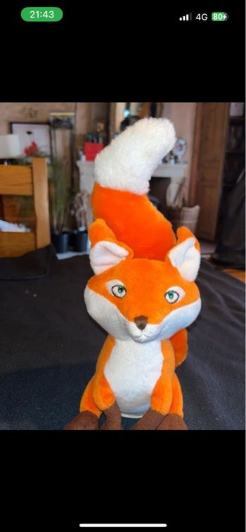 Peluche renard le petit prince 