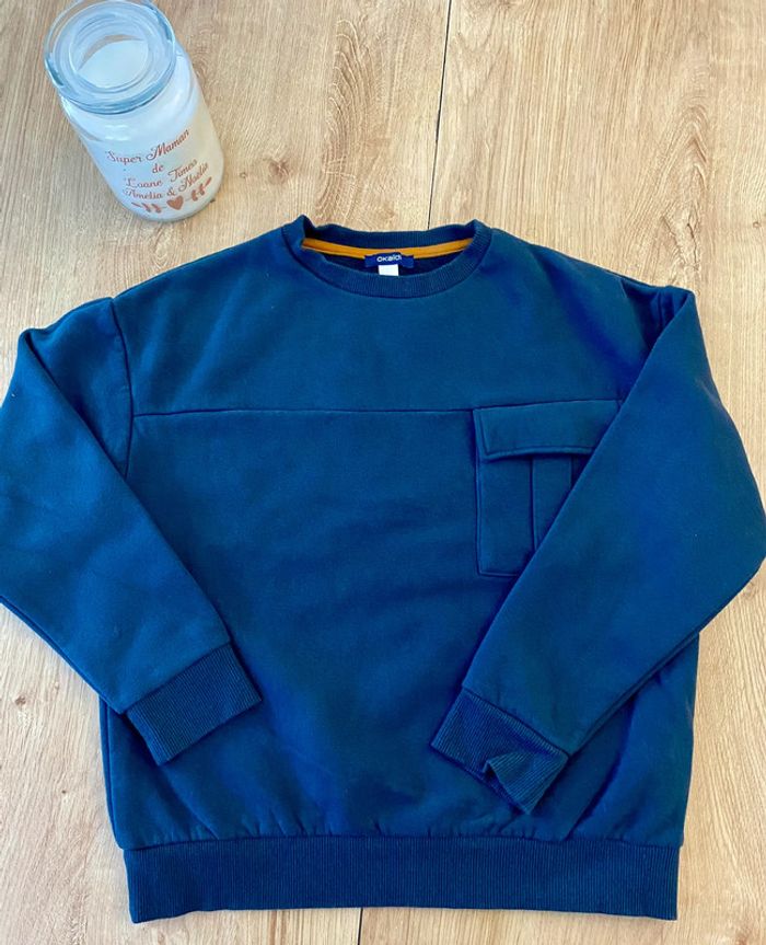 Pull okaidi 10 ans garçon. Tbe