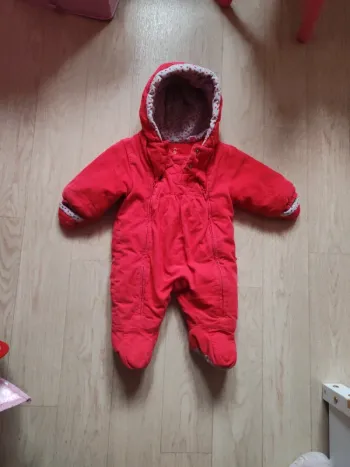 Combinaison hiver fille Obaibi 6/12 mois