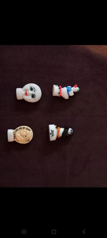 Lot 4 fèves - Divers