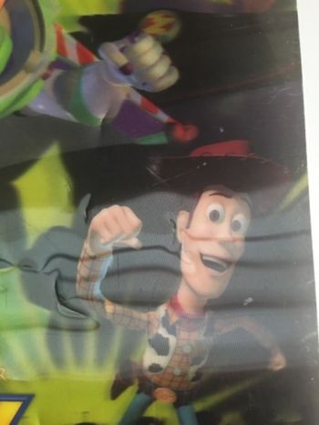Photo rigide décoration toy story petite taille  quelques fissures