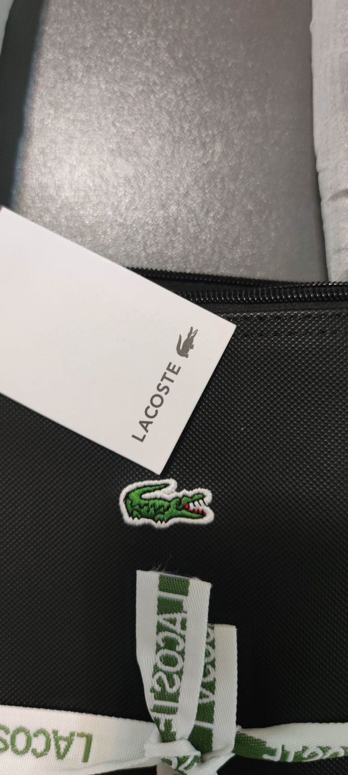 Sac Lacoste noir - photo numéro 7