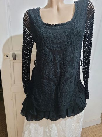 Robe courte ou tunique longue noir