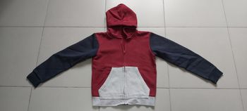 Gilet zippé à capuche 14 ans