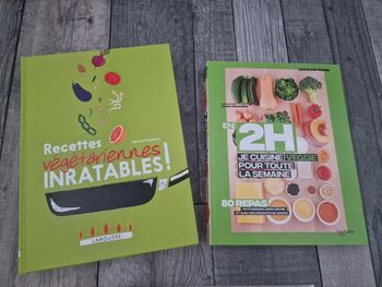 Lot livres légumes batchcooking