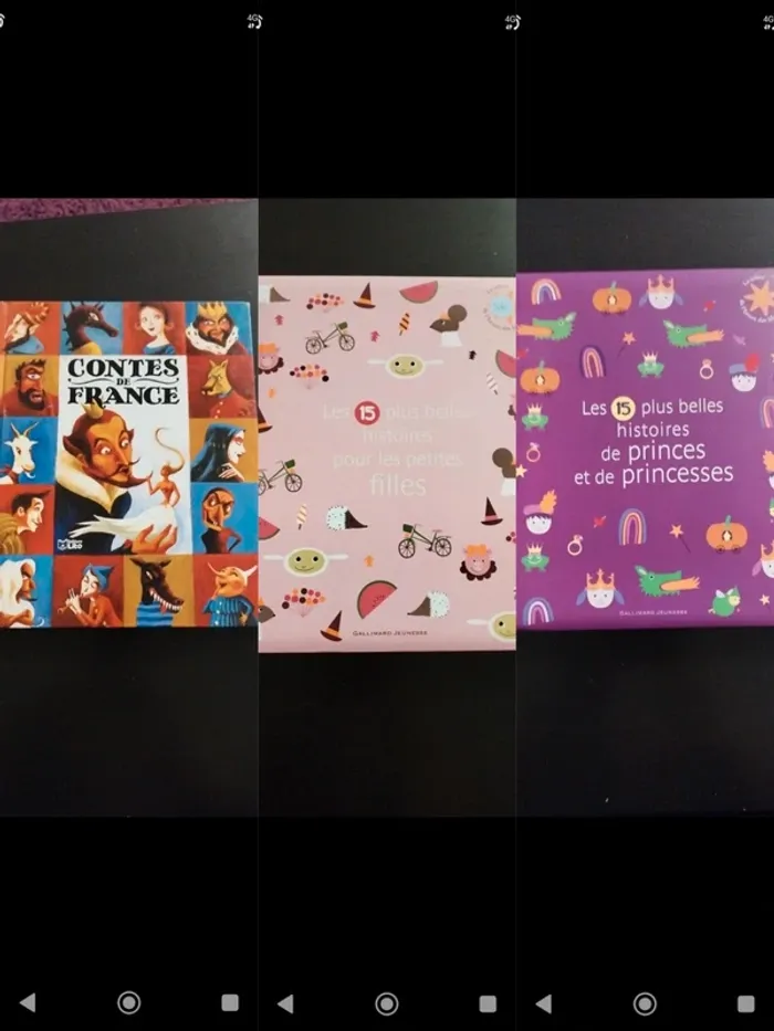 Lots 3 livres de contes