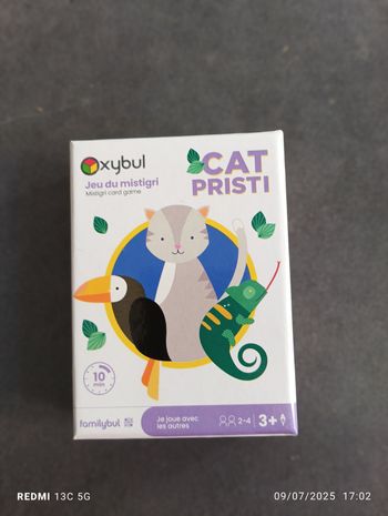 Jeu du mistigri Cat pristi