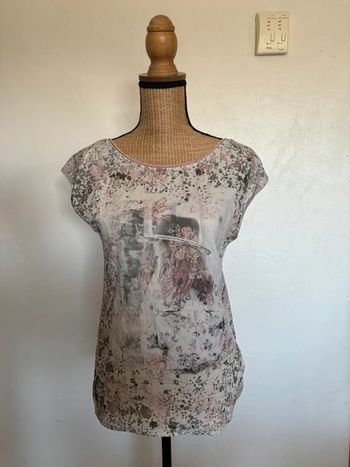 Joli teeshirt manches courtes camaïeu taille 36