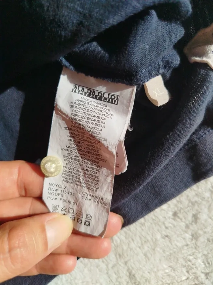 Polo manches longues vintage Napapijri taille XL - photo numéro 6