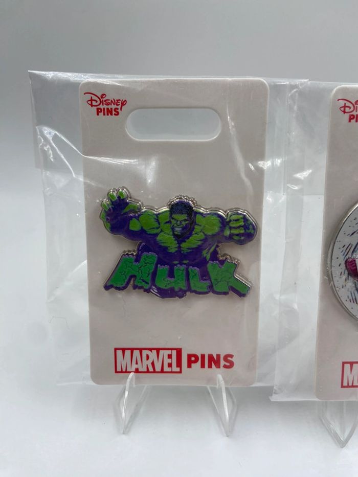 Lot 3 Pins Marvel Officiels - Hulk, Vision, Thor - Disney Collectible - photo numéro 2